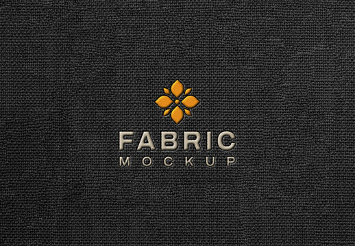 Fabric Logo Mockup Template