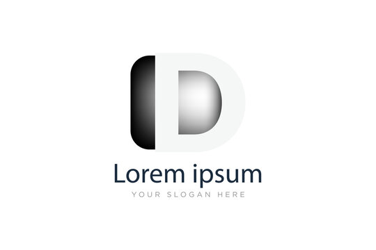 Professional Initial ID Monogram d Logo Design Template