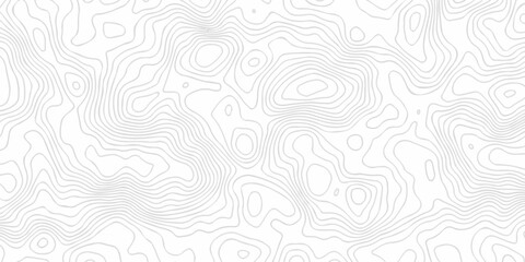 abstract white grid topography map hiking spiral texture. vector geographic contour mounted map wireframe background. © MST