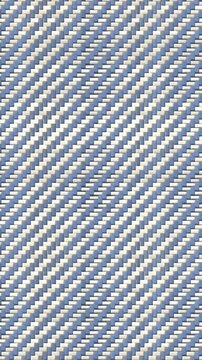 Twill Weave Fabric Texture with Indigo Warp and Ecru Weft, Vertical Seamless Loop 4K