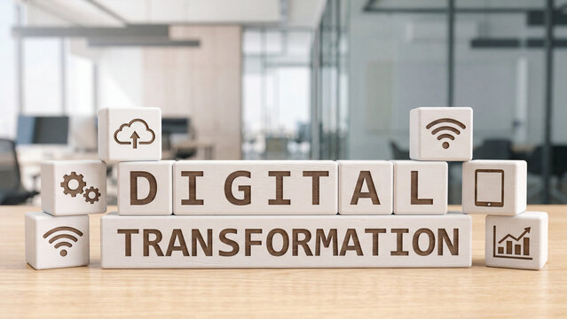 Digital transformation strategy for business technology adoption and enterprise innovation modernization