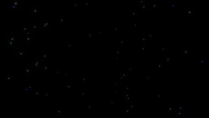 Colorful Star Field with Glowing Multicolor Stars © Vasanth