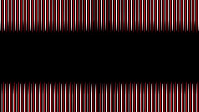 Abstract red and white speed lines frame loop background, manga anime comic motion