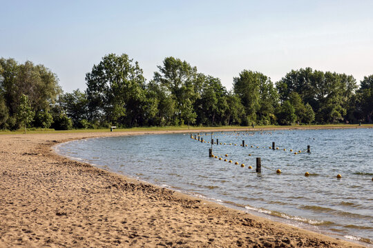 Recreation lake Zevenhuizerplas in the Netherlands