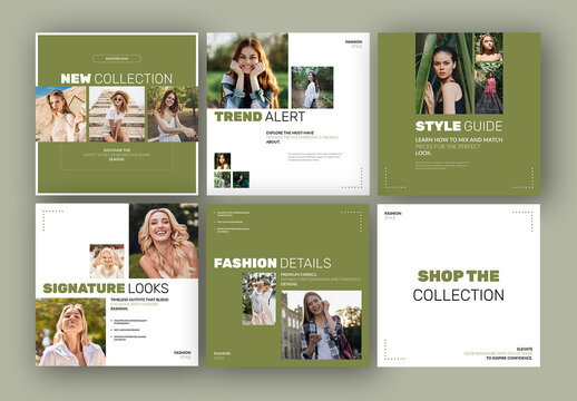 Fashion Social Media Post Layout