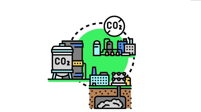 Industrial facilities implementing a carbon capture and permanent underground storage process for co2 emissions to actively reduce greenhouse gases and combat climate change impacts