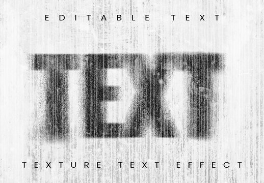 Stamp Print Text Effect