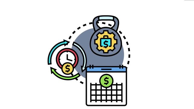 Capital allocations concept representing financial planning, strategic investment management, and efficient resource distribution over time for business growth and market success