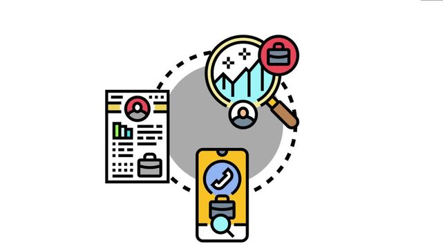 Candidate value proposition concept elements determining a job applicant's appeal. Including resume details. Job search analysis. And employer communication