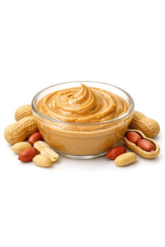Delicious creamy peanut butter with nuts