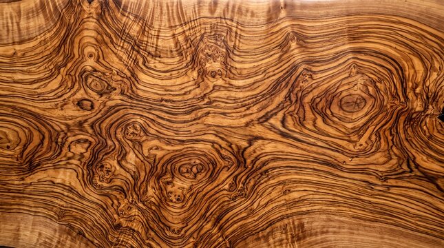 Natural Olive Wood Grain Texture and Pattern Background