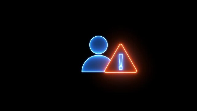 Warning icon representing alert, caution, error, and important notice. A clear visual symbol commonly used for system messages, safety alerts, notifications, and UI/UX interfaces.