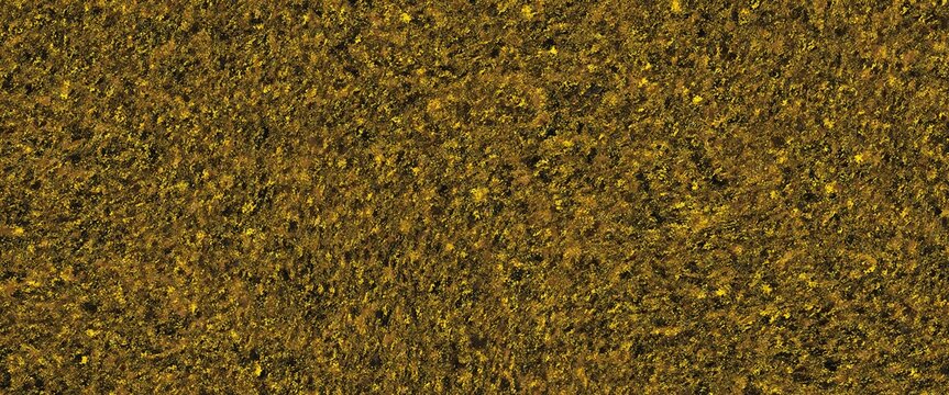 Close-up textured background, of vibrant golden, yellow and ochre, particles, resembling dry, earth, sand, or, a dense organic, natural or abstract