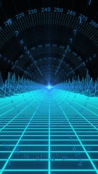 Animation of scope scanning with digital data processing over metaverse