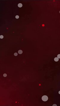 Animation of glowing light spots moving over black background