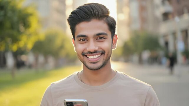 A young man with short hair smiling at the camera.
