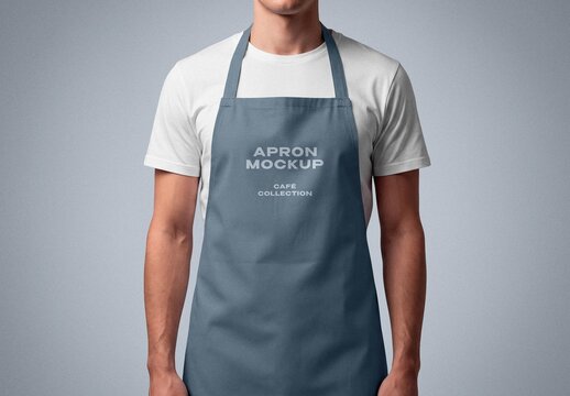 Apron Mockup For Branding And Apparel Design