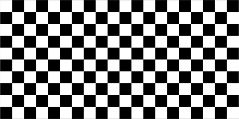 Fototapeta premium Checkered flag wave on white background design for sport race championship vector illustration.