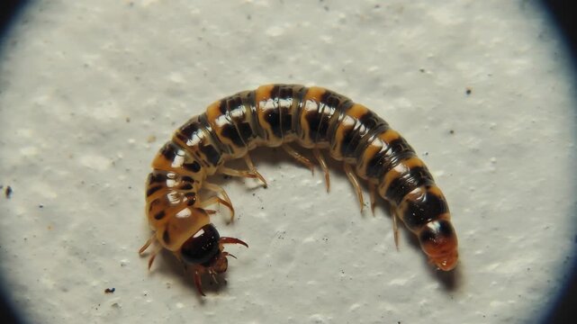 Insect on a white surface