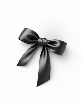 Decorative grey Gift Bow