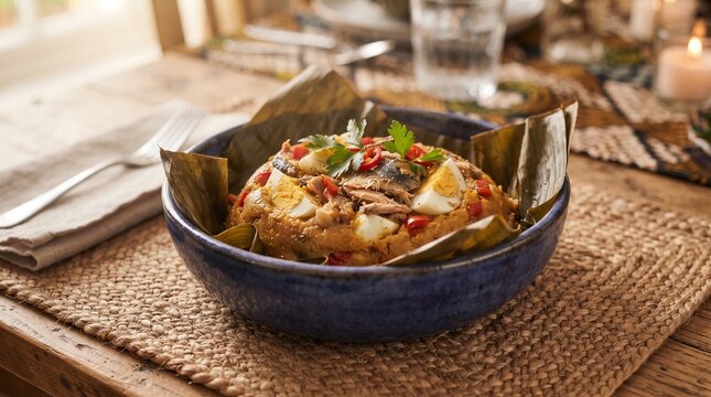 Nigerian moin moin bean pudding seasonal food photography image