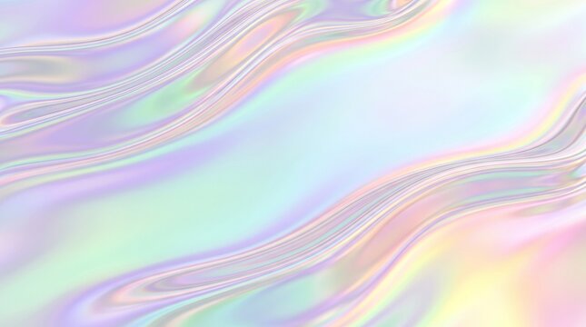 holographic background iridescent texture pastel fluid art hologram pattern rainbow foil background shiny liquid surface dreamy gradient aesthetic backdrop futuristic paper