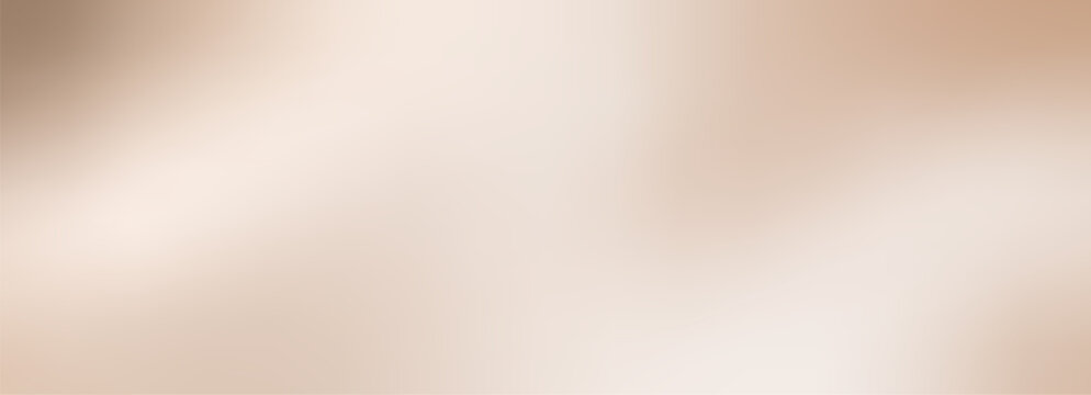 Background gradient with beige cream gradation for gold brown pastel designs. Luxury pearl texture with nude backdrop for white light color covers. Warm paper bg with chocolate pattern, vector