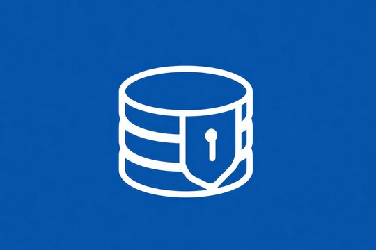 White icon depicts secure database stack