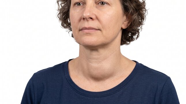 Adult Patient with Thyroid Enlargement and Visible Neck Swelling