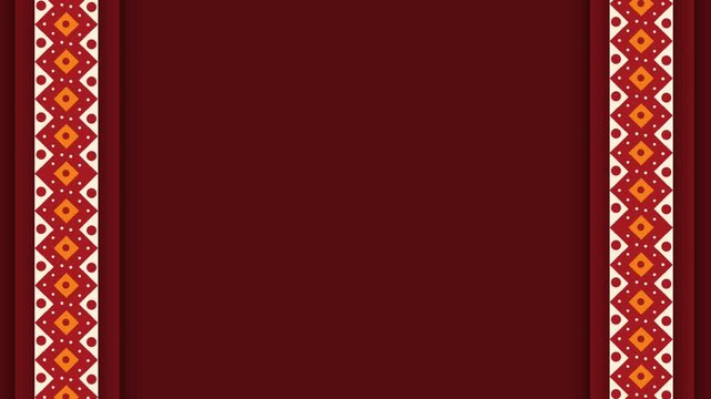 Latin American Ethnic Pattern Background for Hispanic Heritage Month Celebration.