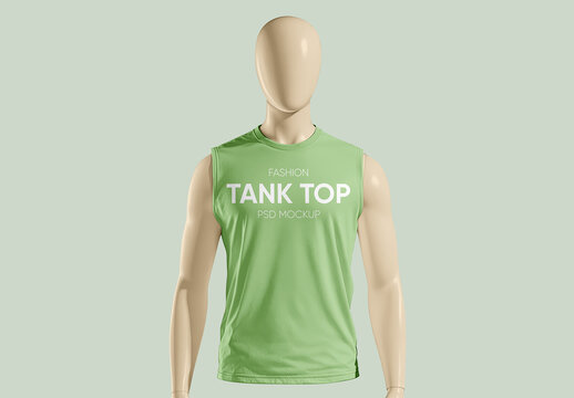 Tank Top on Manekin Mockup
