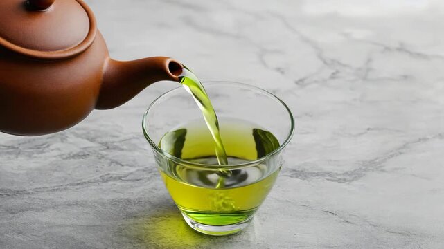 The art of pouring tea.