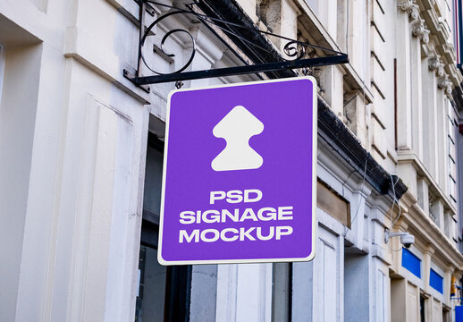 Plywood Signage Mockup