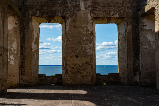 Borgholm castle on the island of Oland in Sweden