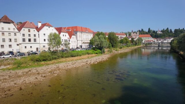 Steyr city, located in the Austrian state of Upper Austria.