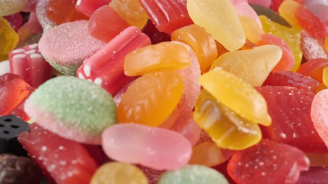 colorful candies on plate

