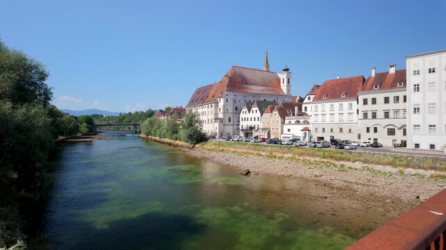 Steyr city, located in the Austrian state of Upper Austria.