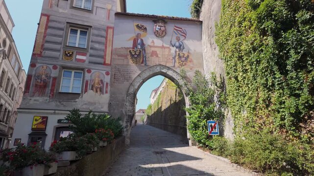 Steyr city, located in the Austrian state of Upper Austria.