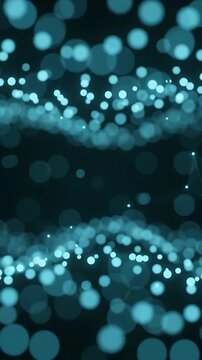 Animated Network Connections Forming Geometric Shapes with Glowing Spheres and Lines. Seamless Looping Motion Graphics Background.