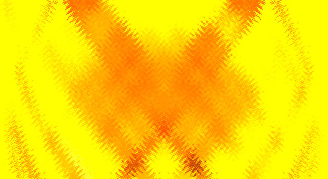 Abstract vibrant yellow and orange zigzag pattern background