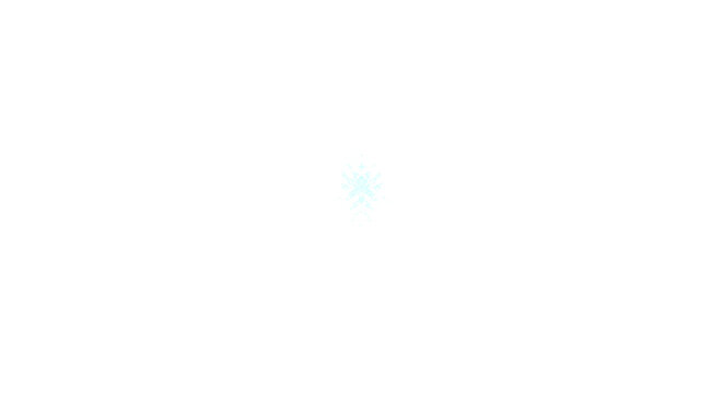 Abstract light blue geometric starburst isolated on white background