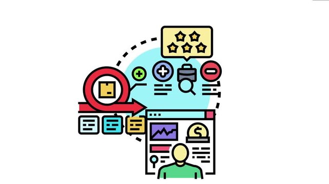 Business strategy refinement process optimizing workflow performance, improving development, evaluating financial results, and achieving goals with expert management and agile methods