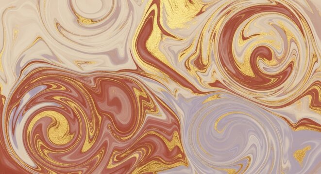Abstract marble fluid art 