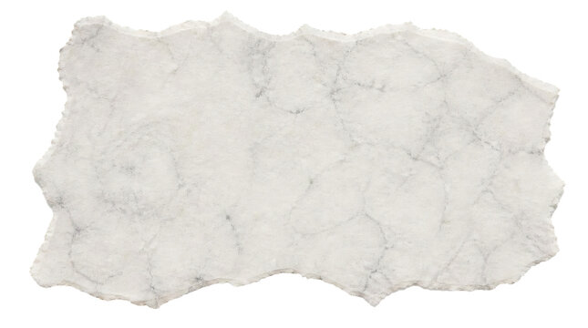 Torn Paper Texture with Marble Veins Isolated Graphic Resource