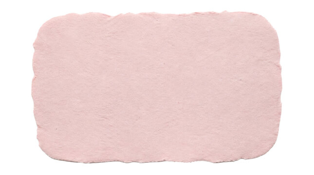 Rough Pink Paper Texture with Torn Edges for Design Projects
