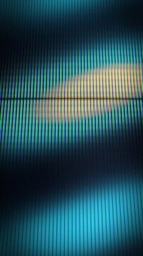 Abstract vertical light moving on textured screen