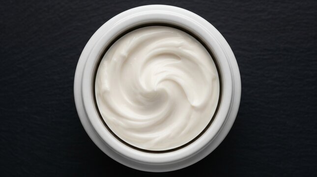 Crema facial hidratante en tarro cer&aacute;mico blanco