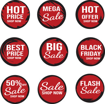 set of sale labels
