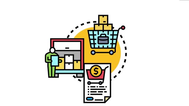 Business procurement process strategic acquisition of goods and services, involving purchasing, supply chain management, logistics, and order fulfillment for company operations