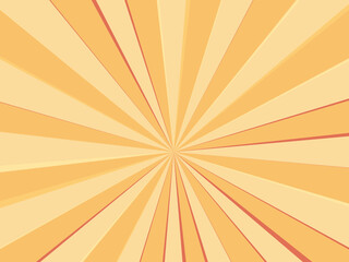 Obraz premium Dynamic Sun Ray Pattern Retro Burst Design Wallpaper